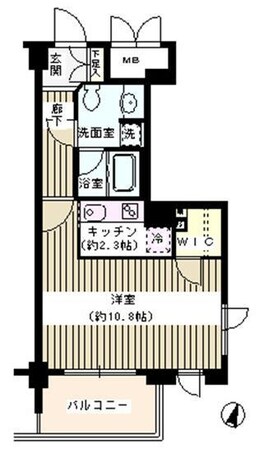 アゼリアテラス新宿の物件間取画像